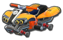 Daisy and orange Mii's Standard ATV body from Mario Kart 8