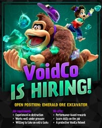 Job advertisement at Void Company published by Nintendo of America's X account