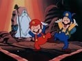 Mario and Luigi delighted at the mention of treasure
