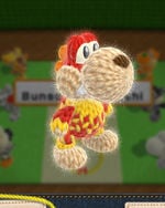 Bunson the Yoshi, from Yoshi's Woolly World.