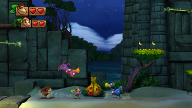 Screenshot of Donkey Kong Country: Tropical Freeze.