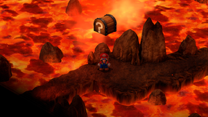 Fifth Treasure in Barrel Volcano of Super Mario RPG.