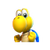 Blue Koopa Troopa's CSP icon from Mario Sports Superstars