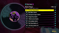 The disc for the song "Grumpy Kong Battle" in Donkey Kong Bananza