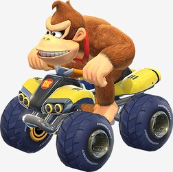 Donkey Kong from Mario Kart 8