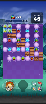 Stage 136 from Dr. Mario World