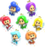 Group artwork of the Sprixie Princessess from Super Mario 3D World.