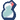 Sprite of the Ice Power badge in Paper Mario: The Thousand-Year Door.