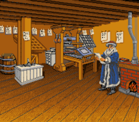 Johann Gutenberg in the SNES release of Mario's Time Machine