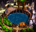 Donkey Kong Country 3: Dixie Kong's Double Trouble! map, prior to completion