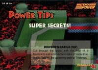 One of the Mario Kart 64 Collectible Trading Cards.