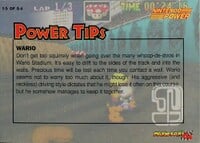 One of the Mario Kart 64 Collectible Trading Cards.