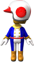 Toad Mii Racing Suit from Mario Kart Tour