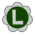 Baby Luigi's emblem from Mario Kart Tour
