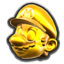 Gold Mario's icon from Mario Kart Tour.