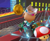 Thumbnail of the Baby Rosalina Cup challenge from the 2022 Holiday Tour; a Combo Attack challenge set on Vancouver Velocity 2T