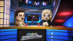 Screenshot from a promotional video for Mario Sports Mix