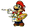 Artwork of Mario from Mario Paint