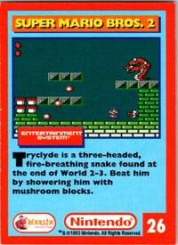 One of the Nintendo Collector Cards
