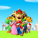 The icon for Mushroom Kingdom from Nintendo Kids Club