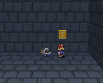Eighth ? Block in Palace of Shadow of Paper Mario: The Thousand-Year Door.