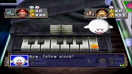 The mini mini-game Rhythm and Boo from Mario Party 4