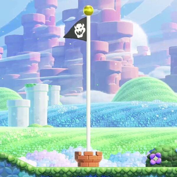 File:SMBW Screenshot Goal Pole.jpg