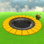 In-game screenshot of a ring for the Rolling Ball in Super Mario Galaxy.