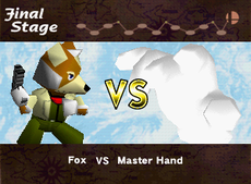 Fox McCloud vs. Master Hand