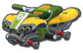 Isabelle's Standard ATV body from Mario Kart 8