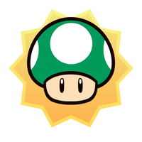 Sticker 1-Up Mushroom - Mario Party Superstars.png