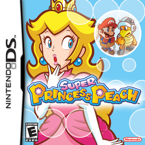 The front North American cover of Super Princess Peach