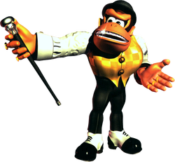 Artwork of Swanky Kong.