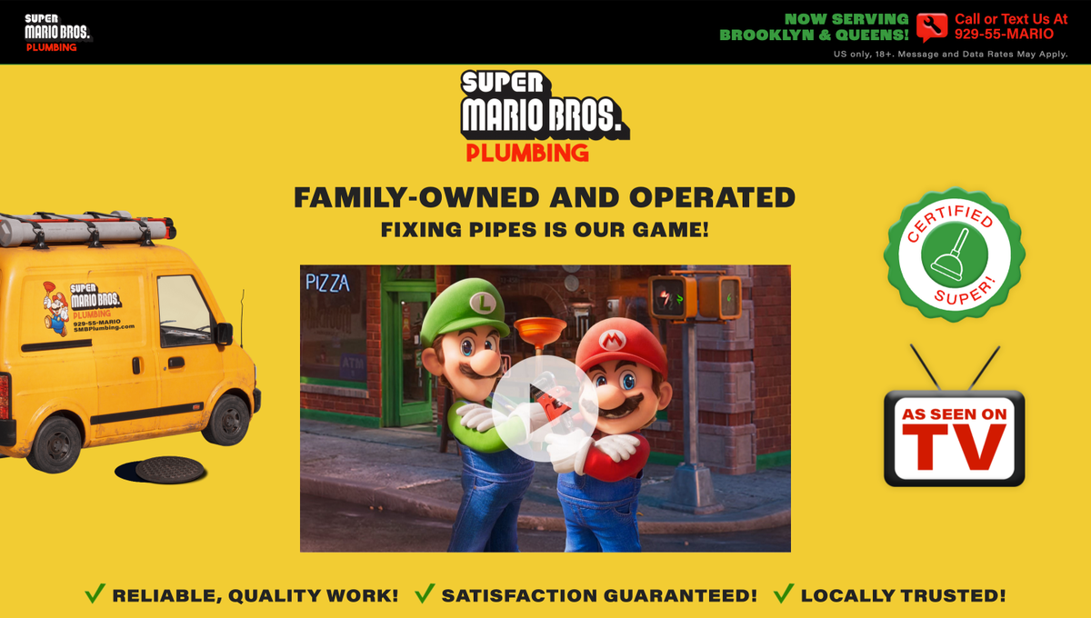 File:TSMBM SMB Plumbing Website.png - Super Mario Wiki, the Mario ...