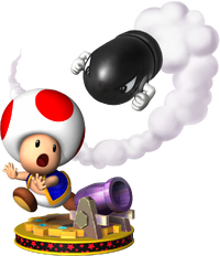 Artwork of Toad from Mario Party 5.