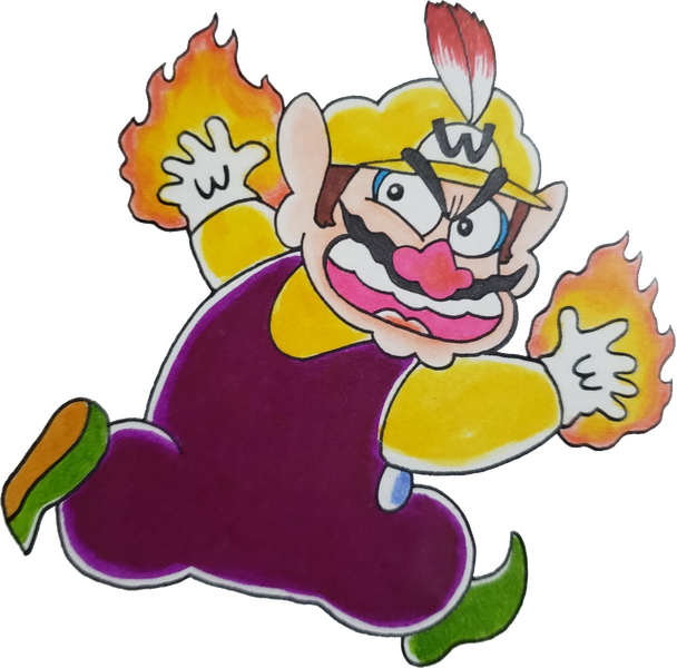 File:Fire Wario KC Mario.png