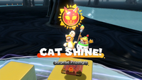 Collecting a Cat Shine in Bowser's Fury