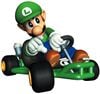Artwork of Luigi from Mario Kart: Super Circuit