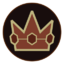 Pink Gold Peach emblem from Mario Kart 8