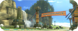 Thwomp Ruins, from Mario Kart 8'.