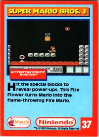 One of the Nintendo Collector Cards