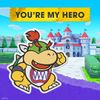 Paper Mario: The Origami King Father's Day e-card featuring Bowser Jr.