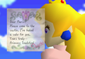 Peach's message.png