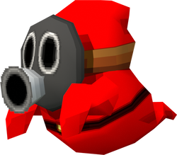 Model of a Snufit from Super Mario 64 DS.