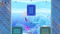 The second 10-flower coin in Badge Challenge Dolphin Kick I in Super Mario Bros. Wonder