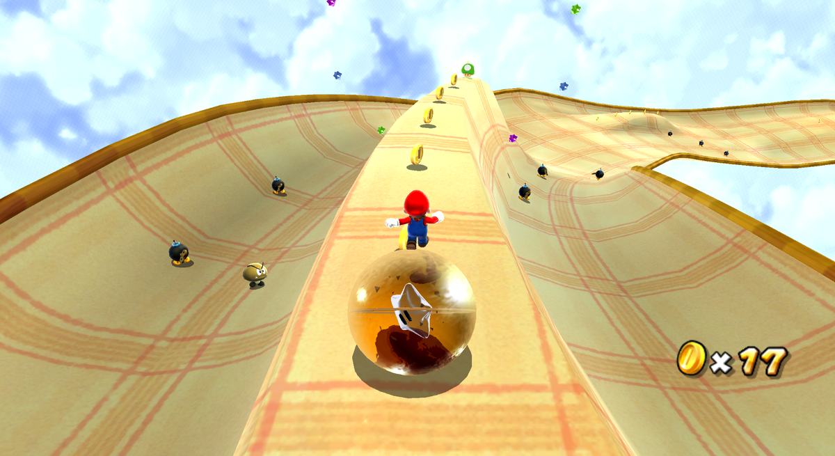 File:SMG2 Rolling Coaster Beginners Path.png - Super Mario Wiki, the ...