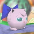 Jigglypuff uses its Rest move in Super Smash Bros.