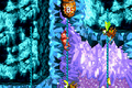 Diddy goes up to the third Bonus Barrel in the Game Boy Advance version