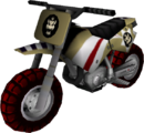 The model for Dry Bowser's Standard Bike L from Mario Kart Wii