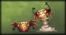 The concept art featuring two Tiki Boings.